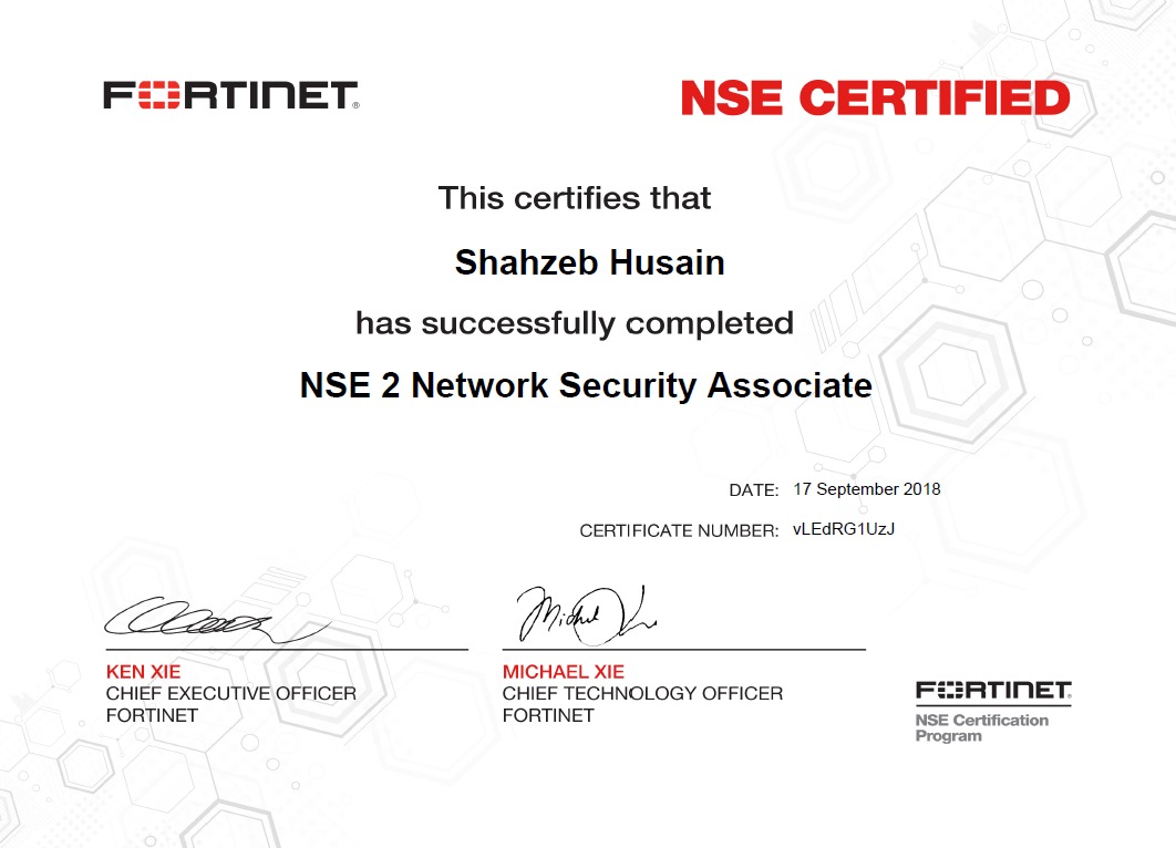 NSE 2 Network Security Associate